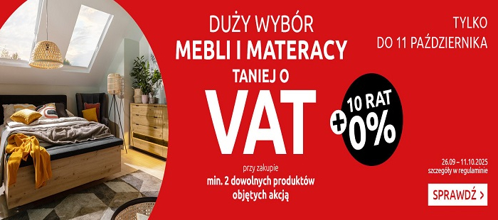Zapraszamy na promocje mebli BLACK RED WHITE