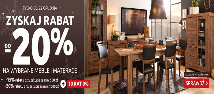 Zapraszamy na promocje mebli BLACK RED WHITE