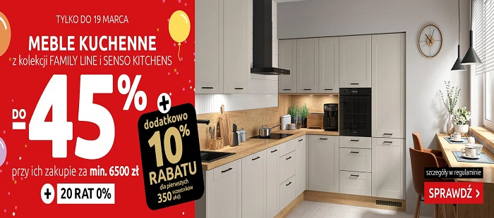 Zapraszamy na promocje kuchni BLACK RED WHITE