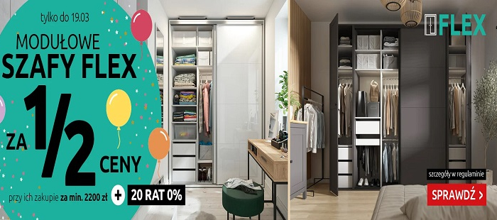 Zapraszamy na promocje mebli BLACK RED WHITE