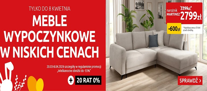 Zapraszamy na promocje mebli BLACK RED WHITE
